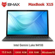 Bmax-notebook, x15, 15.6 polegadas, 8gb ram, 128gb ssd, rom, intel gemini lake n4100, uhd graphics 600, x15 win10, 1920*1080 2024 - compre barato