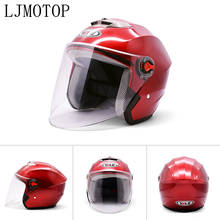 Casco Universal ligero de seguridad para motocicleta, máscara abierta, casco de moto aviable de 4 colores 2024 - compra barato