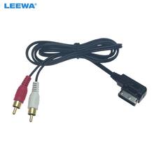 LEEWA Car MDI/AMI Interface To 2-RCA Male AUX Cable For Volkswagen Audi A6L/Q5/Q7/A8/S5/A5/A7/R8 Audio Music Wire Aux Adapter 2024 - buy cheap