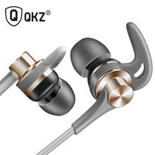QKZ EQ1 3.5mm Wired Earphones Sports Earbuds with Microphone Metal Heavy Bass Headset for Mobile Phone Tablet Player Earbuds 2024 - buy cheap