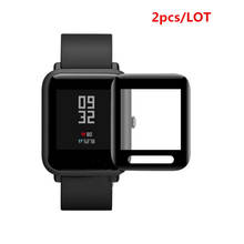 For Amazfit Bip Film For Amazfit bip S Glass Screen Protectors Fiberglass ultra-thin Protective Full Cover HD For Accessories 2024 - buy cheap