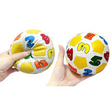 Bola macia colorida, brinquedo educacional pré-escolar para treinamento de força de bebê 10cm 2024 - compre barato