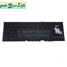 Европейская Клавиатура для ноутбука Asus RoG Zephyrus GX701G GX701 GV GX701GW, клавиатуры, болгарка, Чешский Греческий Новый V161162GK1 2024 - купить недорого