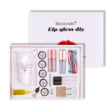 Diy lipsgloss kit matte labial gloss base de óleo antiaderente diy batom material gel para gloss labial base de batom líquido artesanal maquiagem 2024 - compre barato