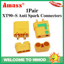 NewAmass 2PCS XT90-S Anti Spark Connectors Male Female Plug XT90S Cover Sheath Sparkproof For RC Lipo Battery Parts DIY 2024 - buy cheap