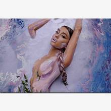 J0007 Ariana Grande God Is a Woman  Music Girl Singer Wall Sticker Silk Poster Art Light Canvas Home Decoration 2024 - buy cheap