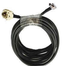 Cable Coaxial F macho a TS9 macho, Conector de ángulo recto, adaptador de RF, Cable Coaxial de 50ohm, 1/2/3/5m, 10/15/20/30m, 50-3 RG58 2024 - compra barato
