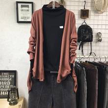 Autumn New Thin Solid Women Sweaters And Cardigan Loose Plus Size Knitted Lady Elegant Outwear Coat Tops 2024 - buy cheap