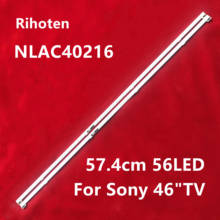 Tira de luces LED de retroiluminación, accesorio para televisor Sony de 46 ", L 61.P8501G001 13527A R 61.P8502G001 13528A KDL-46W905A NLAC40216 YLV4621-02N, 56 lámparas 2024 - compra barato