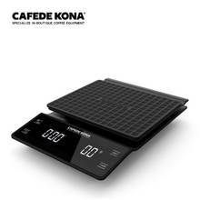 CAFEDE KONA Electronic Scale with Timer 3KG/0.1g  Drip Coffee Scales Precision Smart Waterproof Kitchen Scale Food Weight Scales 2024 - buy cheap