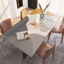 Mantel Rectangular de plástico para mesa de centro, tablero de cristal para comedor, Textiles para el hogar, novedad de 2020 2024 - compra barato