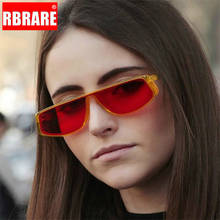 RBRARE 2021 Cat Eye Sunglasses Women Plastic Candy Color Classic Glasses Men Vintage Street Beat Driving Oculos De Sol UV400 2024 - buy cheap