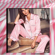 Ткань с принтом в розовую полоску, брендовая ткань с принтом для платья, стрейчевая атласная ткань ручной работы «сделай сам», ткань из полиэстера, оптовая продажа 2024 - купить недорого