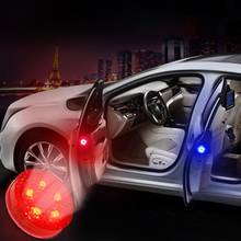 Lámpara de advertencia de apertura de puerta de coche, luz LED intermitente, estroboscópica anticolisión, luces de seguridad de colisión trasera, 2 uds. 2024 - compra barato