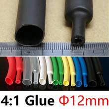 Diameter 12mm Heat Shrink Tube 4:1 Ratio Dual Wall Thick Glue Waterproof Wire Wrap Insulated Adhesive Lined Cable Slveeve 2024 - buy cheap