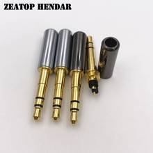 8Pcs Copper Mini 3.5 mm 3 Pole Stereo Male Plug Audio Jack Earphone Adapter for DIY Headset Earphone New Type Connector 2024 - buy cheap