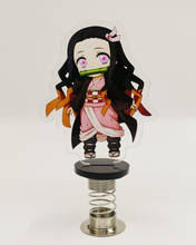 Anime Anime Demon Slayer: Kimetsu no Yaiba  Car decorations Moving head spring dolls Car interior decorations toy gift 2024 - buy cheap