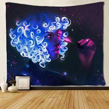 Black Women African American Afro Women Lady Galaxy Design Custom 2024 - buy cheap