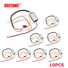 Arnés de relé de luz LED de circulación diurna DRL, Control de encendido y apagado, regulador de intensidad, Controlador de luz de niebla na de coche, CE, 10 Uds. 2024 - compra barato