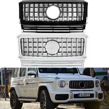 Front racing billet pára grille superior facelift gril para mercedes benz g-class w463 1990-2018 2014 2015 2016 2017 2018 amg gt 2024 - compre barato