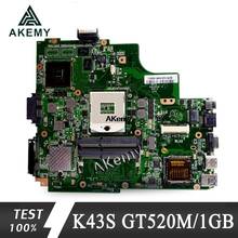 Akemy K43SJ laptop Motherboard Para For Asus X43S A43S K43S A83S A84S K43SV Mainboard 100% OK  GB GT520M 1 2024 - compre barato