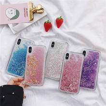 Liquid Silicone Phone Case For Huawei Y8p Y7p Y6p Y5p Y9s Y8s Y6s Y9a Y7a Y5 Y6 Y7 Y9 Pro Prime 2018 2019 Bling Water Back Cover 2024 - купить недорого