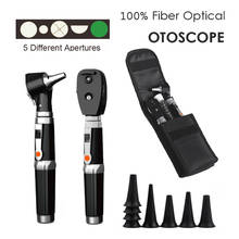 Professional Diagnostic Medical Otoscopio Ear Eye Endoscope Care Fiber LED Direct Otoscope Ophthalmoscope Set with Pouch 2024 - buy cheap