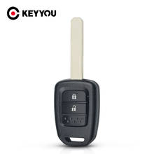 KEYYOU Remote Key Shell Cover For Honda Accord CR-V FIT XRV VEZEL CITY JAZZ CIVIC HRV FRV GREIZ 2 3 4 Buttons 2024 - buy cheap