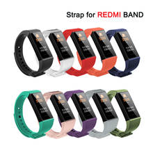 Replacement Strap For Xiaomi Redmi Smart Bracelet For Redmi Band Watch BandsFor Mi Redmi Band 4 Sport Silicone Wristband 2024 - buy cheap