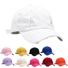 Unisexy Retro Hole Baseball Cap Women Adjust Outing Sun Hat Cotton Sports Caps Men Solid Color Peaked Cap Trucker Hats 2024 - buy cheap