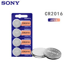 Pilas de botón Sony 3V CR2016, pilas de litio, batería de botón CR 2016DL2016 KCR2016 LM2016 BR2016 para reloj, calculadora, juguetes, 4 Uds. 2024 - compra barato