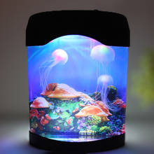 Ночник для аквариума, светодиодный светильник лампа, искусственный морской аквариум, лампа для плавания, Декор для дома и стола 2024 - купить недорого