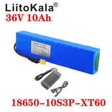 LiitoKala 36v 10Ah 10S3P 18650 аккумуляторная батарея, модифицированные велосипеды, зарядное устройство для электромобиля li-lon + 36V 2A зарядное устройство 2024 - купить недорого