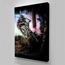 Canvas Paintings Wall Art Racing Bike Tableau Handsome Home Decor Posters HD Prints Modular Pictures Living Room No Framework 2024 - buy cheap