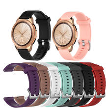 Ремешок силиконовый для наручных часов, браслет для Samsung Galaxy Watch 42 мм Active 2 gear s3 correas band 20 мм 22 мм Huami Amazfit ь 2024 - купить недорого