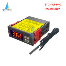 Controlador de temperatura Digital STC-1000 Pro AC 110V 220V, termostato LED, interruptor, termorregulador, incubadora, relé, calefacción y refrigeración 2024 - compra barato
