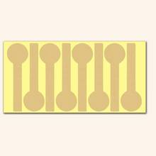 40pcs/lot Seal Label Sticker Blank Kraft Lollipop Sealing Sticker DIY Decorative Gifts Package Label For Handmade Products Cake 2024 - buy cheap