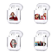 Spain TV Money Heist House Paper La Casa De Papel Earphone Case for Aipods 1 2 Soft Clear Cover for Blutooth Earphone Airpods 3 2024 - buy cheap