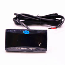 Voltímetro digital com 2 fios, voltímetro digital com led de painel digital à prova d'água de 0.56 2024 - compre barato
