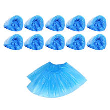 100Pcs Disposable Plastic Shoe Covers Cleaning Overshoes Protective 2024 - buy cheap