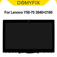15.6'' 4K LCD Touch Screen Assembly+Bezel for Lenovo Y50-70 3840x2160 40Pins 2024 - buy cheap