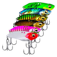 6Pcs 10g Metal Spinner Spoon Lures VIB Trout Fishing Lure Hard Bait Sequins Paillette Artificial Baits Spinnerbait Fish Tools 2024 - buy cheap