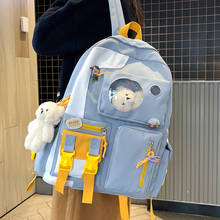 Женский водонепроницаемый рюкзак EnoPella Kawaii, милый нейлоновый школьный ранец для девочек-подростков 2024 - купить недорого