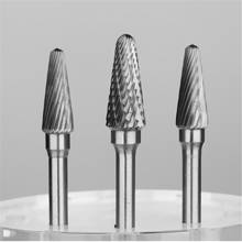 1PCS-free shipping solid carbide tungsten steel milling cutter,6mm shank L type Metal electric grinding head,Polishing tool 2024 - buy cheap