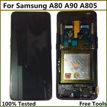 SUPER AMOLED For Samsung Galaxy A80 SM-A805F/DS A905F SM-A90 LCD Display Touch Screen Digitizer Assembly LCD For Galaxy A90 A805 2024 - buy cheap