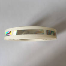 1000pcs/roll 6x40mm beautiful Hologram laser scatch off sticker for game card or wedding game 2024 - купить недорого