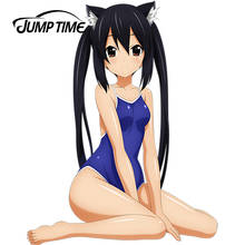 JumpTime 13cm x 10.1cm Anime K-ON! Sexy Beauty Nakano Azusa Girl Lovely Car Sticker Car Styling Waterproof Accessories 2024 - buy cheap