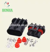 3 Pin/Way Female And Male Automotive Cooler Fan Connector Auto Plug 12124685 15358681 2024 - buy cheap
