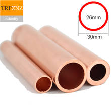 T2 copper pipe tube,OD30,outer diameter 30mm, wall thick 2mm,inner 26mm copper pipe,Capillary Hollow copper tube Factory outlets 2024 - buy cheap