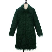 Winter Women Faux Fur Coat Jacket Long Sleeve Fluffy Outerwear Warm Furry Jacket Coat Hairy Overcoat Fake Fur Coat 2024 - buy cheap